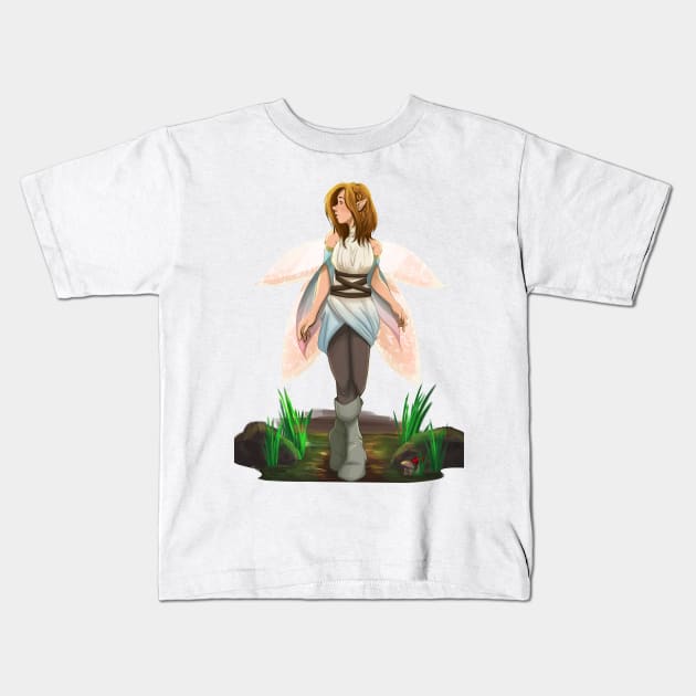 faerie Kids T-Shirt by nova